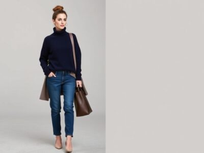 ネイビーコーデ 小柄 155cm コントワー・デ・コトニエ