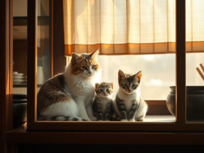 そば屋の親子猫コンとペタ郎の魅力