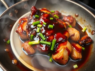 香港料理の黒酢炒め｜東京で本格味